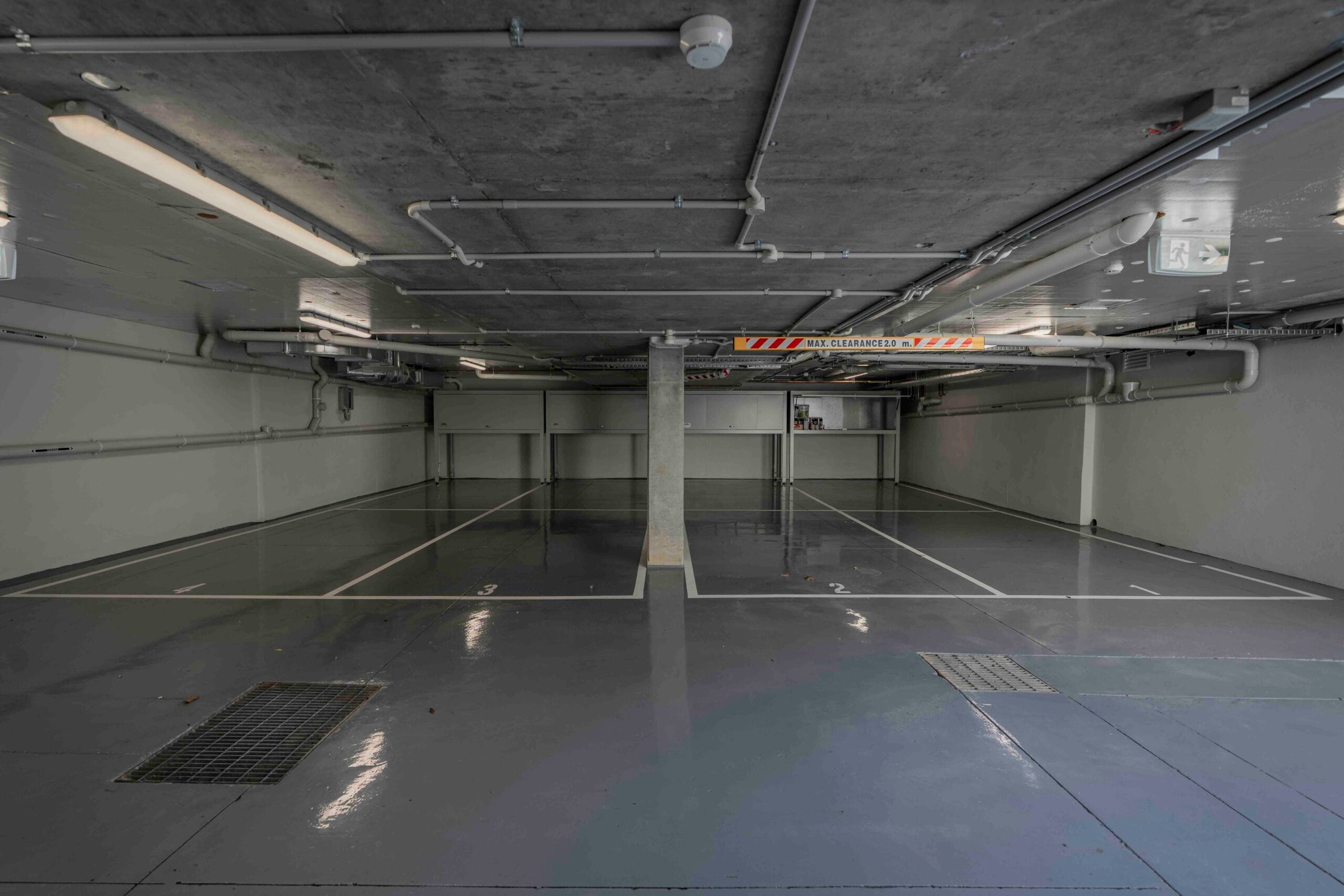 Underground carpark for custom home development